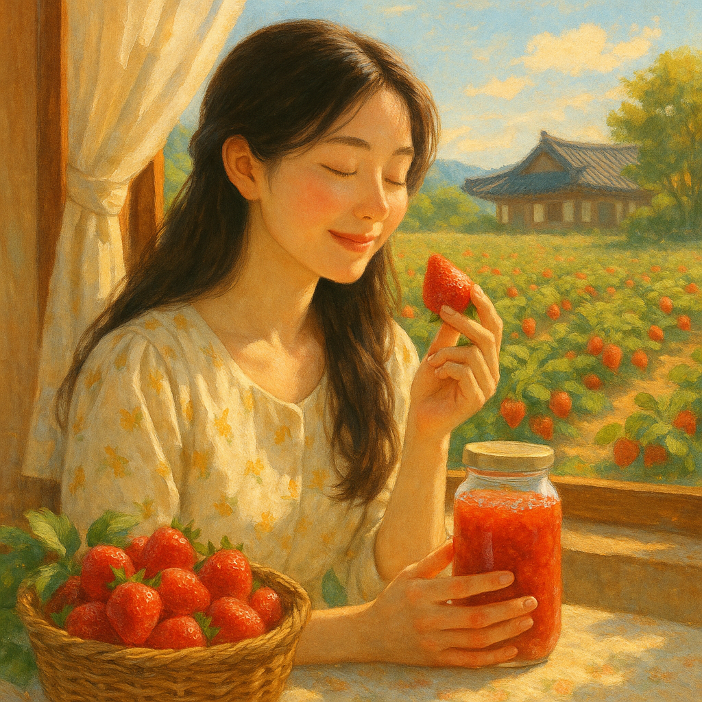 Read more about the article 수제 딸기청 추천 – 청도 제철 딸기로 만든 프리미엄 홈카페 시럽
